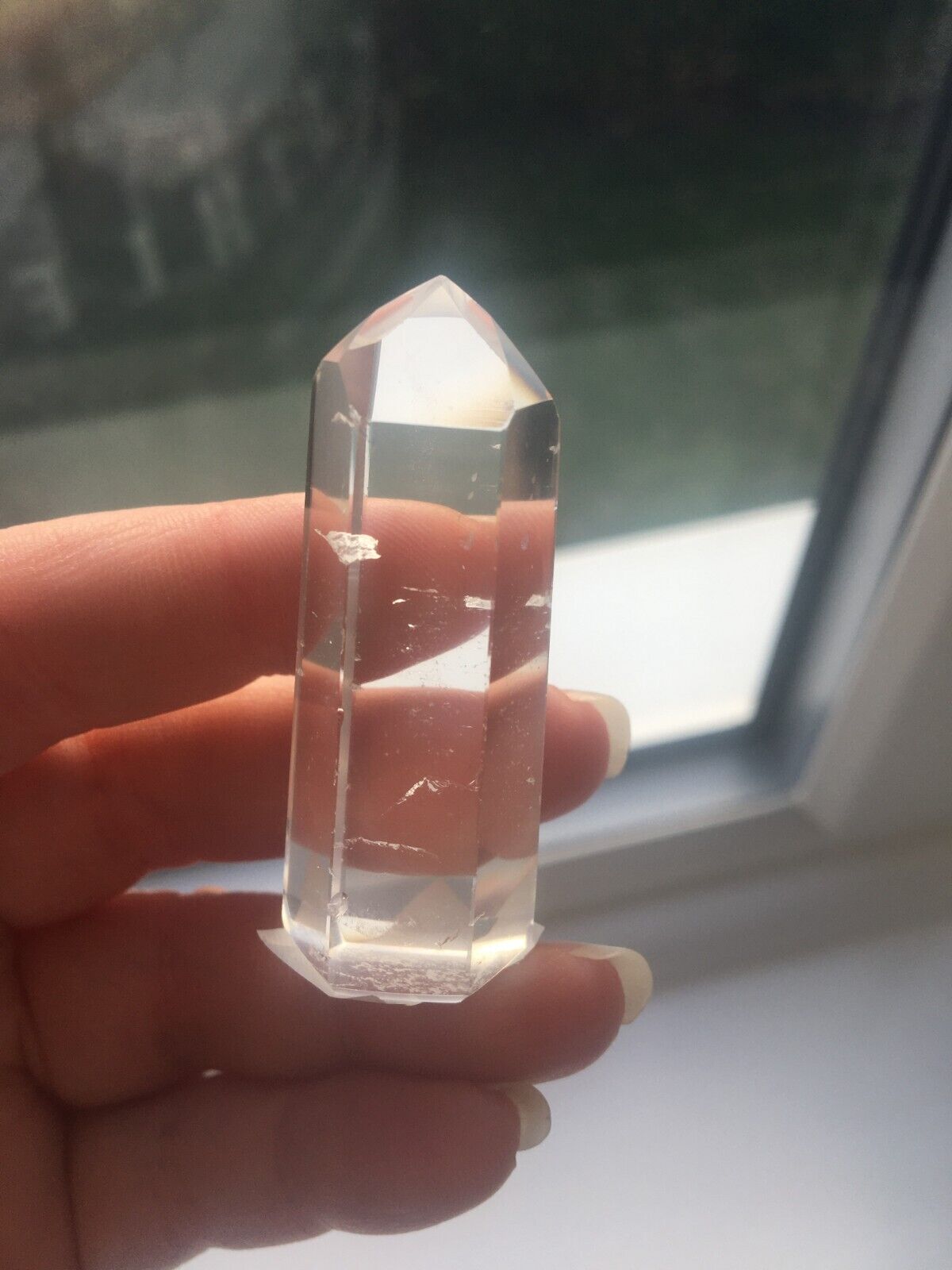 Clear Quartz Quality Crystal 25g 5.2cm Chunky Tower Point Obelisk Healing Energy