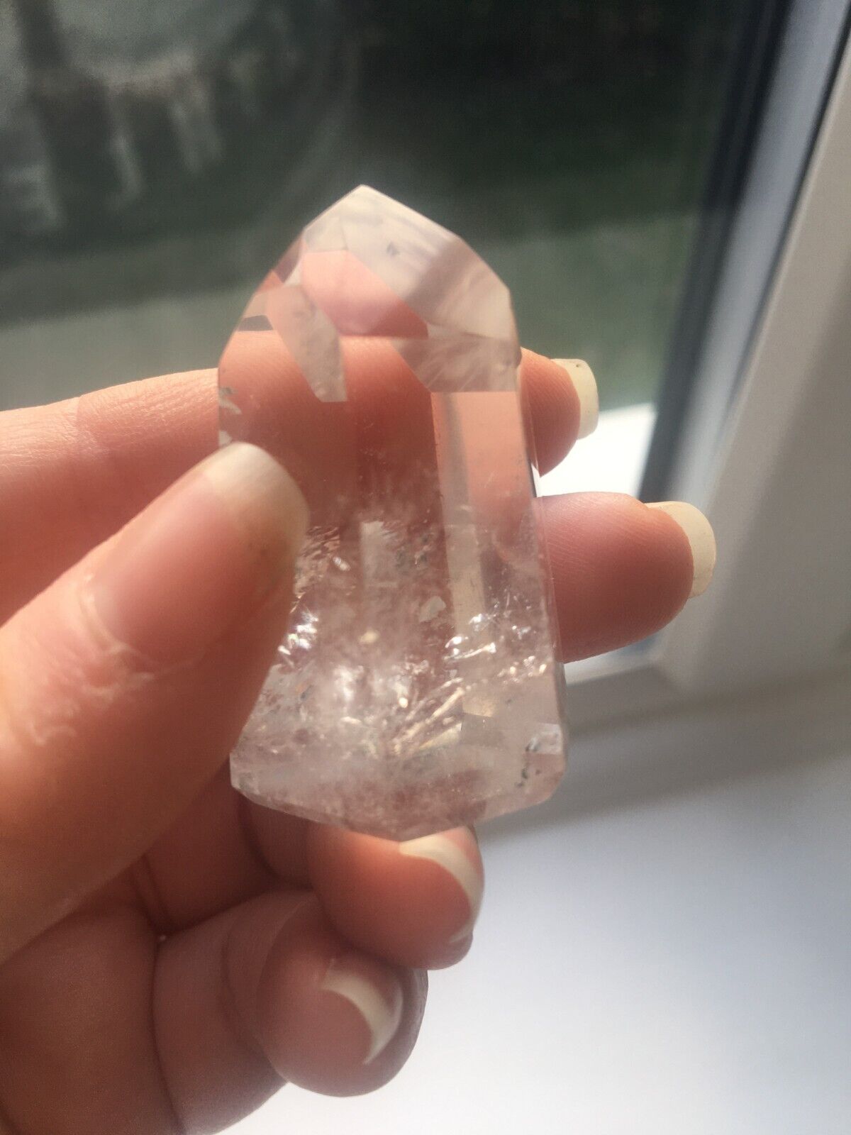 Clear Quartz Quality Crystal 35g 4.3cm Chunky Tower Point Obelisk Healing Energy