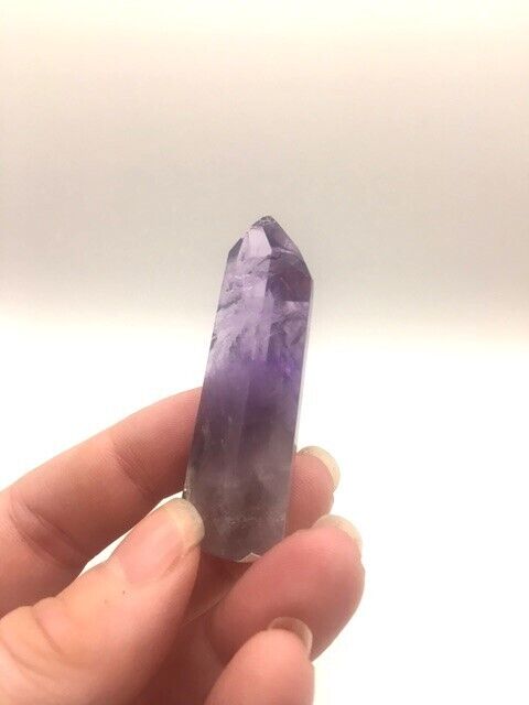 Phantom Amethyst Crystal A Grade Brazil 15g 5 cm Tower Point Obelisk A8
