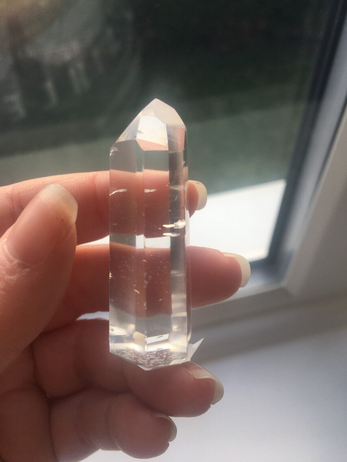 Clear Quartz Quality Crystal 25g 5.2cm Chunky Tower Point Obelisk Healing Energy