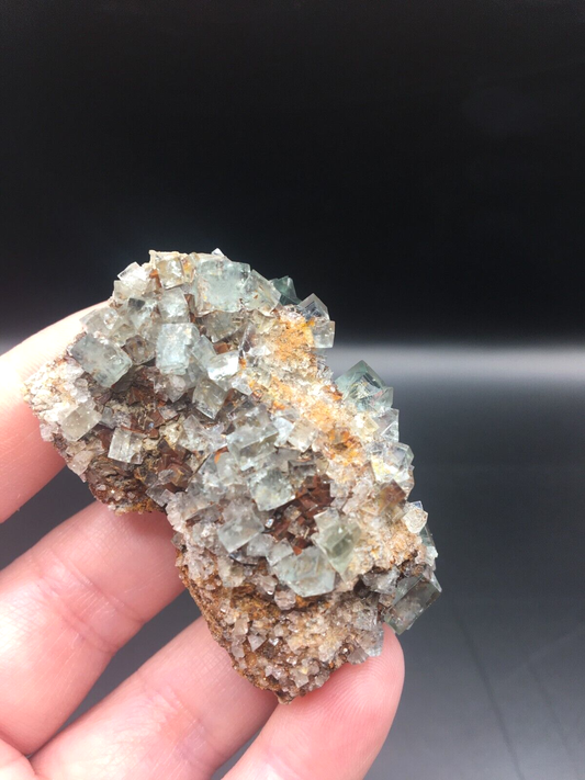 Rare Collectable British Fluorite UK Crystal Mineral Specimen Green 45g FL5