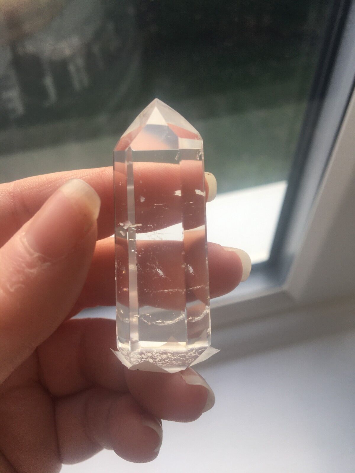 Clear Quartz Quality Crystal 25g 5.2cm Chunky Tower Point Obelisk Healing Energy