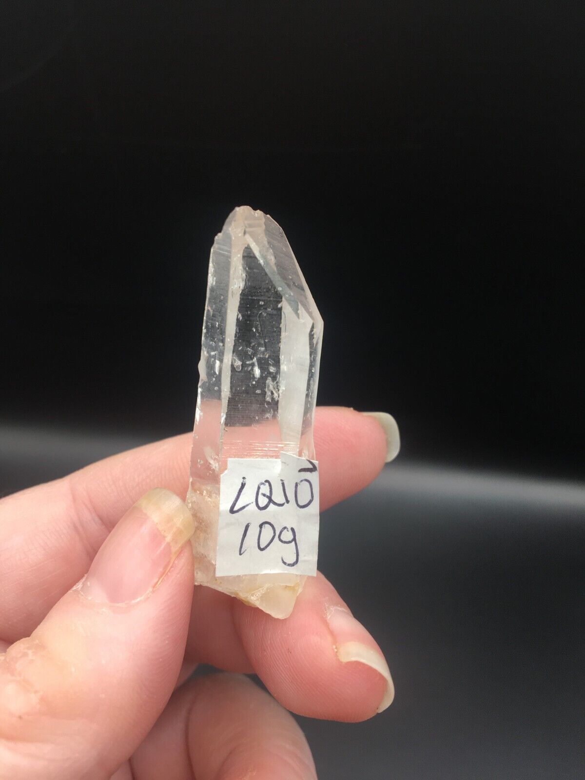 Lemurian Seed Quartz Clear Crystal Point Tower AAA Grade Mineral 4.5 cm 10g LQ10 Star Seed Light DNA Barcodes