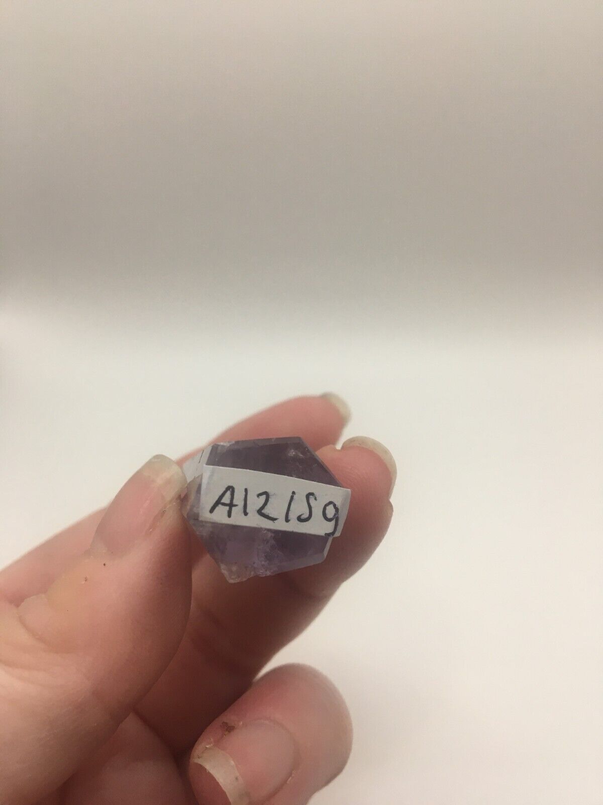 Phantom Amethyst Crystal A Grade Brazil 15g 4 cm Tower Point Obelisk A12
