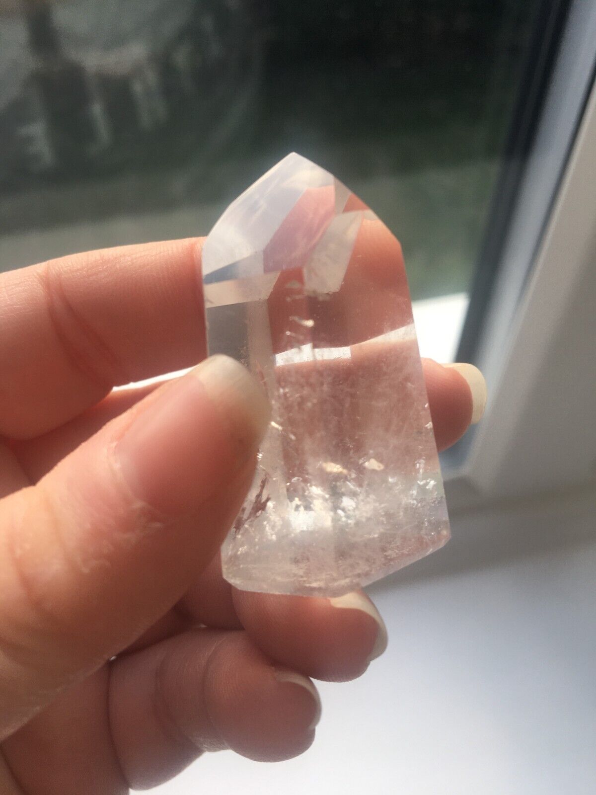 Clear Quartz Quality Crystal 35g 4.3cm Chunky Tower Point Obelisk Healing Energy