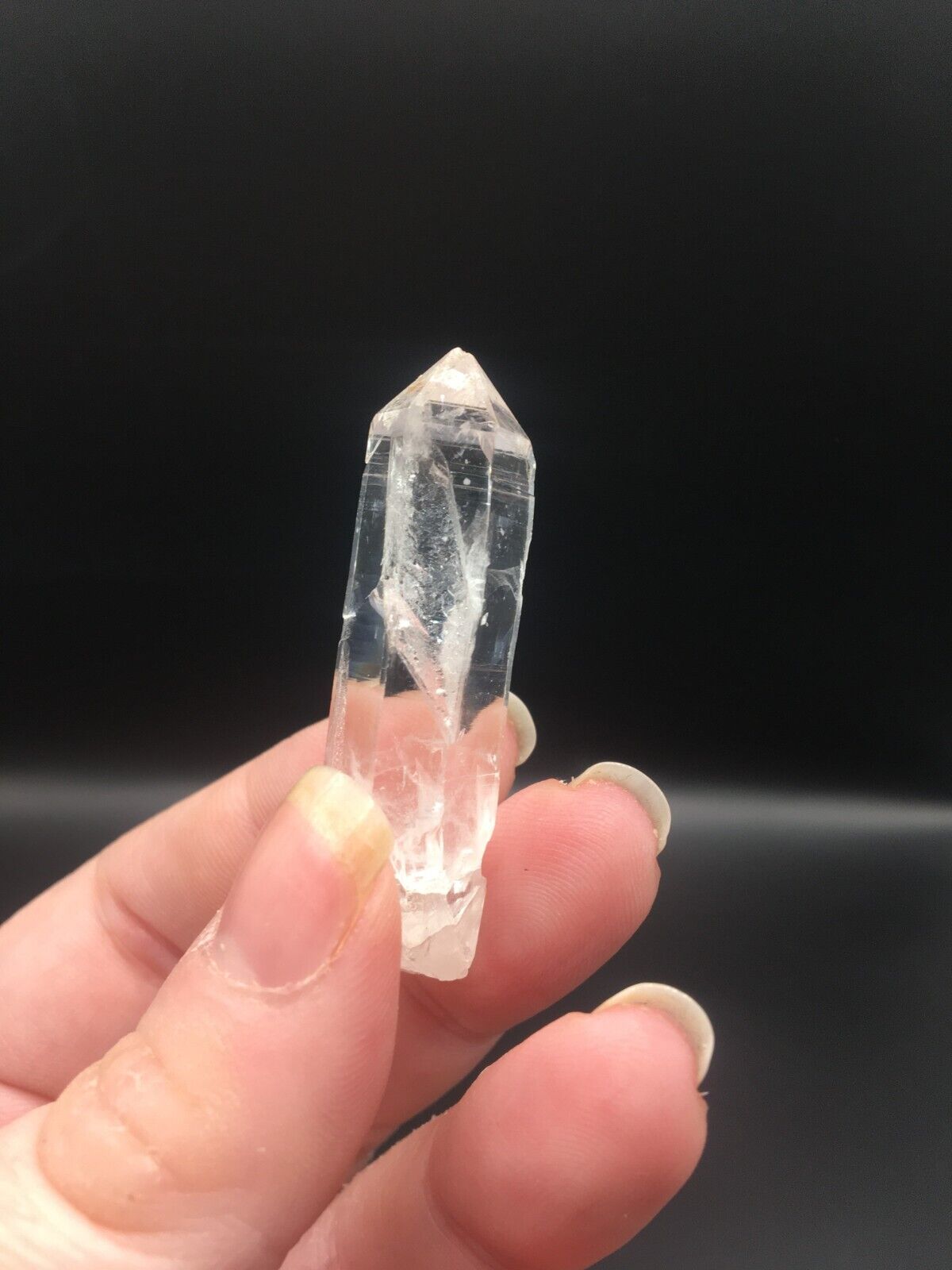Lemurian Seed Quartz Clear Crystal Point Tower AAA Grade Mineral 4.5 cm 10g LQ6