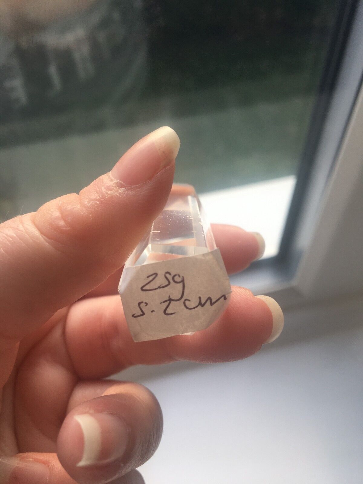 Clear Quartz Quality Crystal 25g 5.2cm Chunky Tower Point Obelisk Healing Energy
