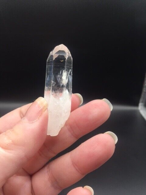 Lemurian Seed Quartz Clear Crystal Point Tower AAA Grade Mineral 4.5 cm 15g LQ8