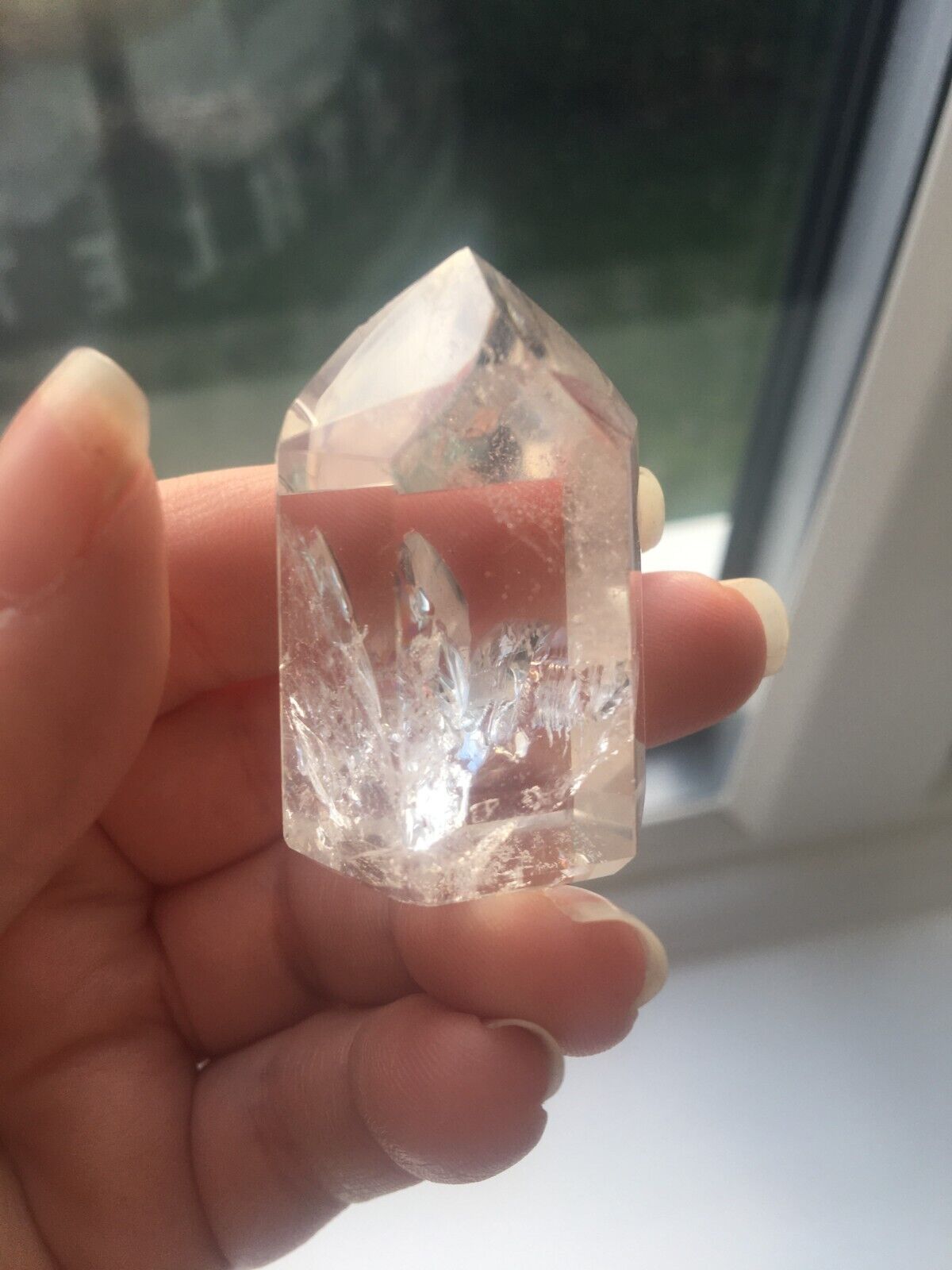 Clear Quartz Quality Crystal 35g 4cm Chunky Tower Point Obelisk Healing Energy