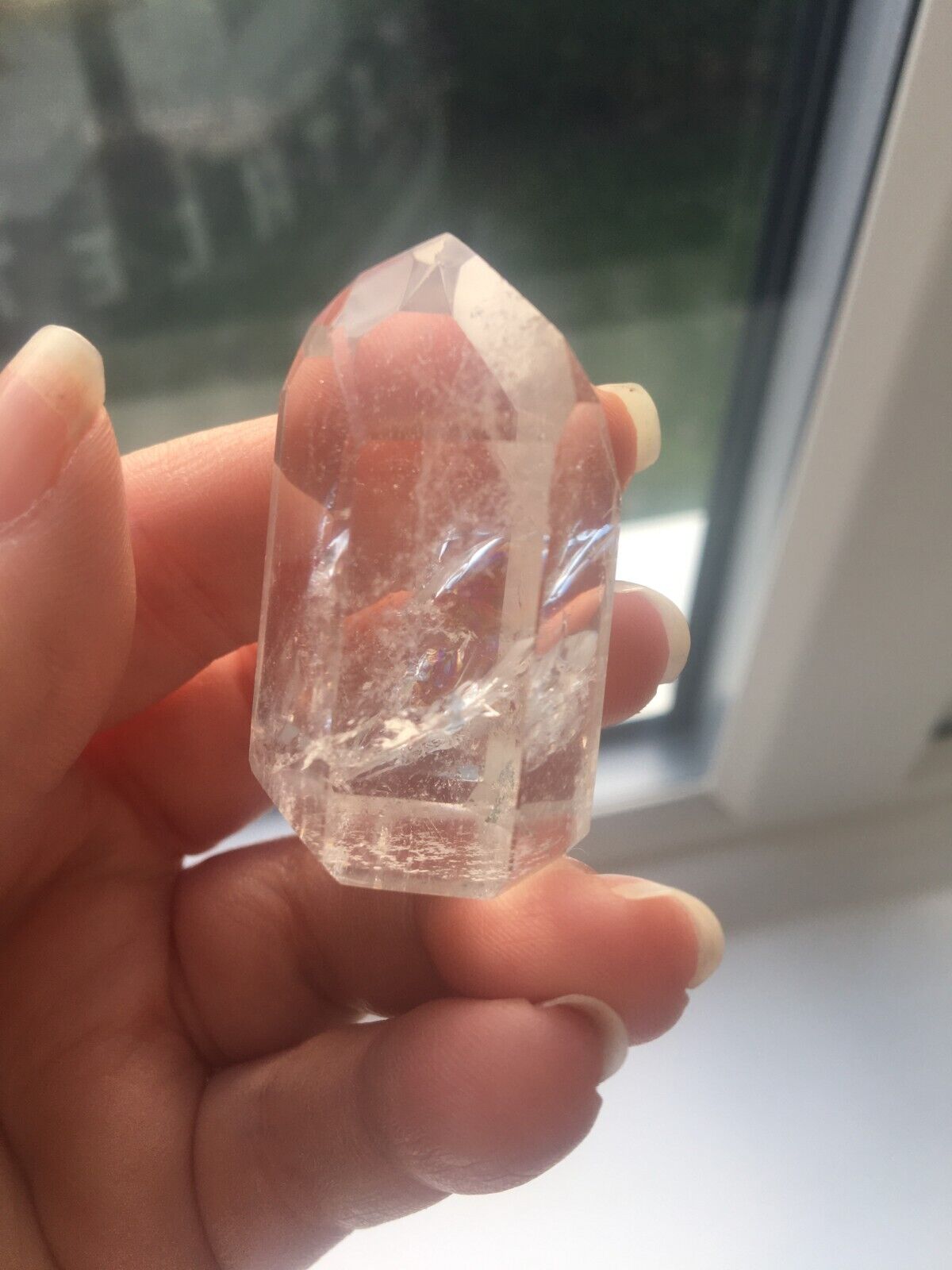 Clear Quartz Quality Crystal 35g 4cm Chunky Tower Point Obelisk Healing Energy
