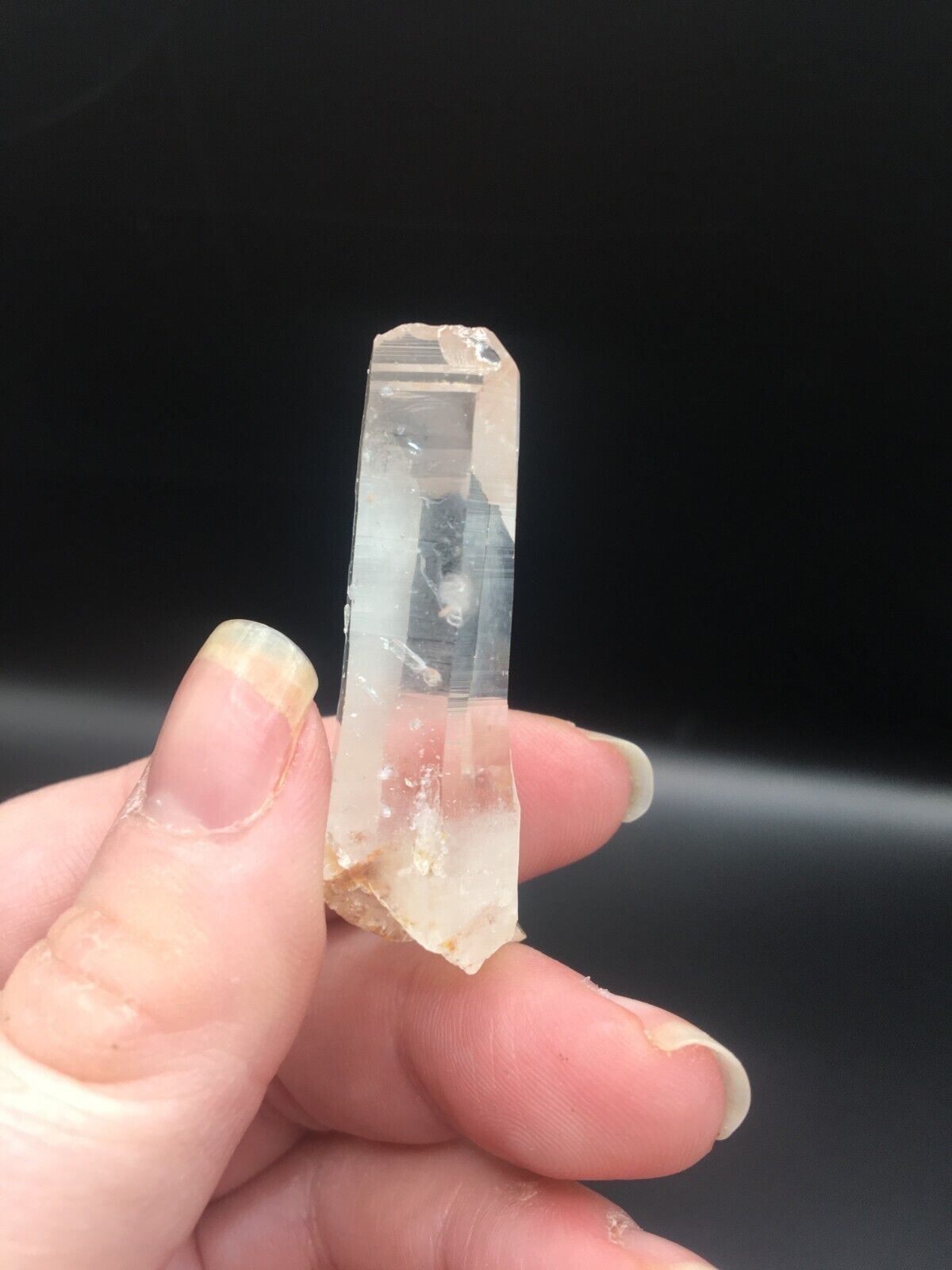 Lemurian Seed Quartz Clear Crystal Point Tower AAA Grade Mineral 4.5 cm 10g LQ10 Star Seed Light DNA Barcodes