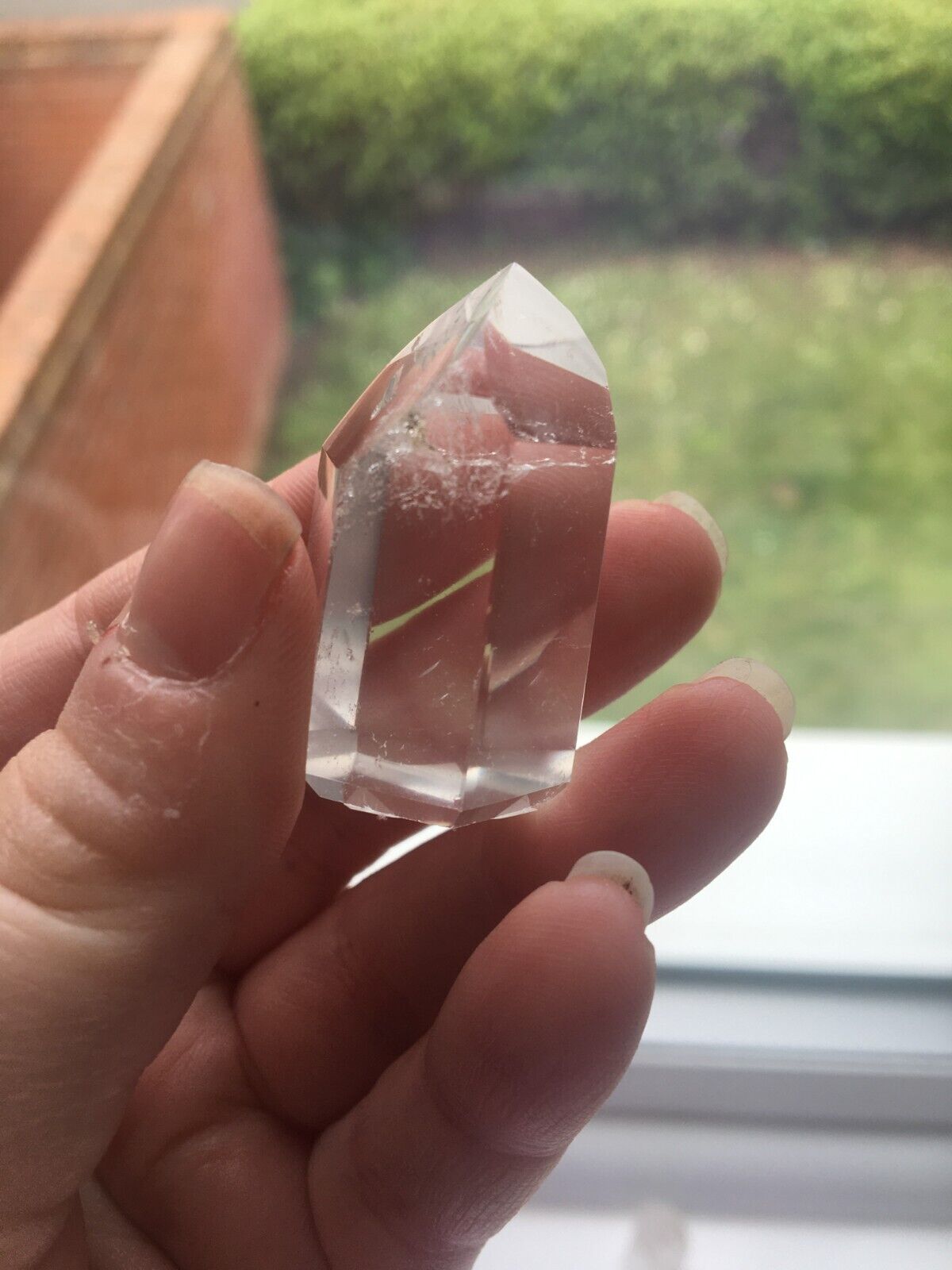 Clear Quartz Quality Crystal 25g 3.7cm Chunky Tower Point Obelisk Healing Energy