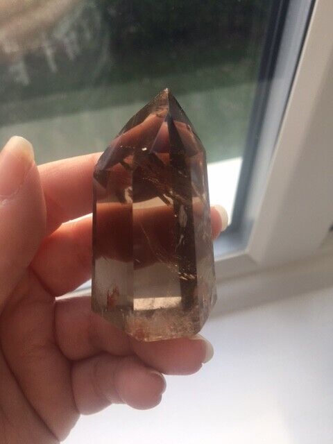 Smoky Quartz Quality Crystal 70g 5.5cm Chunky Tower Point Obelisk Healing Energy