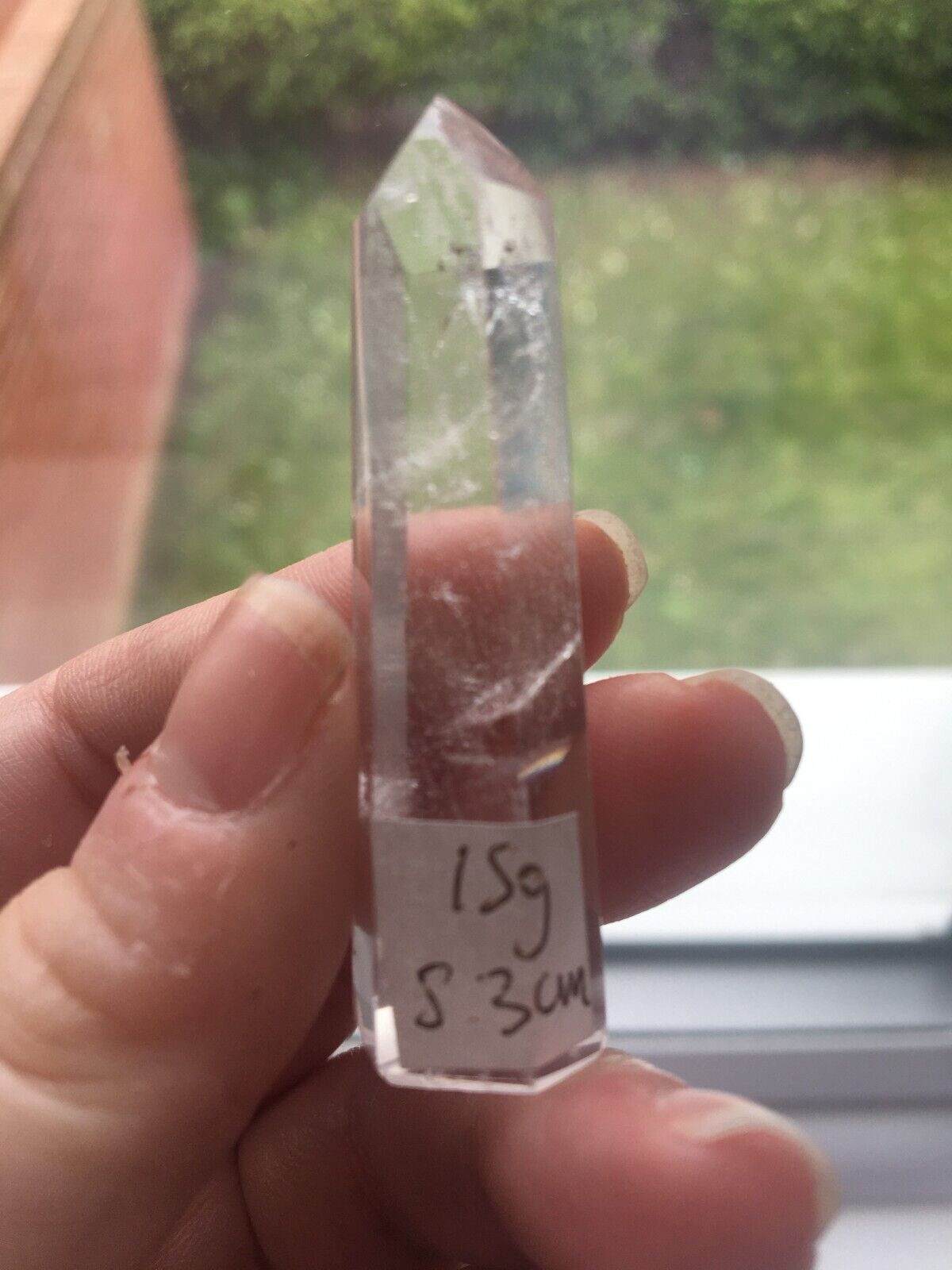 Clear Quartz Quality Crystal 15g 5.3cm Chunky Tower Point Obelisk Healing Energy