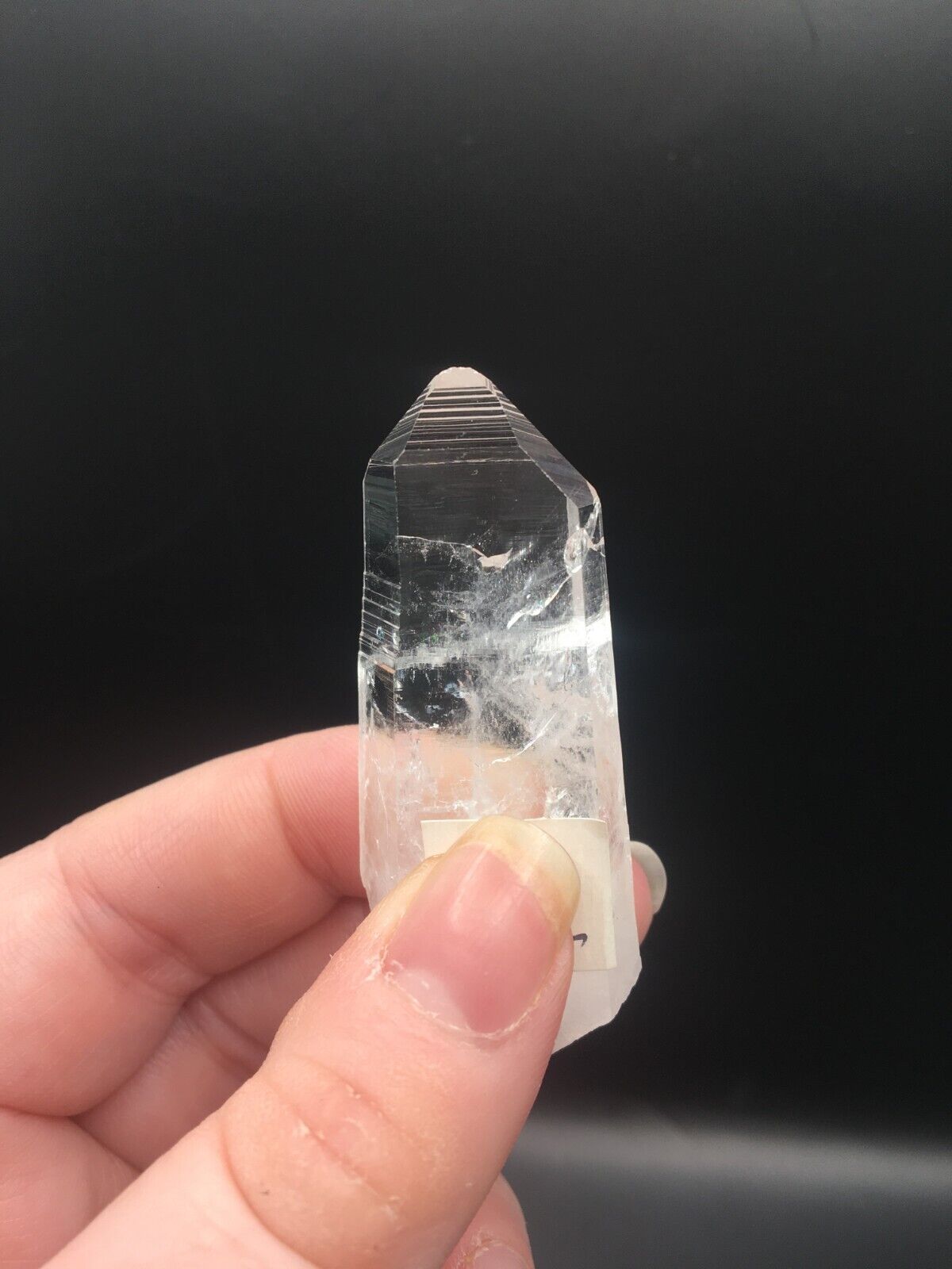 Lemurian Seed Quartz Clear Crystal Point Tower AAA Grade Mineral 5 cm 15g LQ2