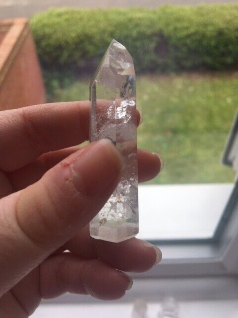 Clear Quartz Quality Crystal 40g 6.2cm Chunky Tower Point Obelisk Healing Energy