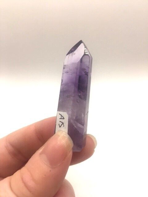 Phantom Amethyst Crystal A Grade Brazil 15g 5 cm Tower Point Obelisk A15