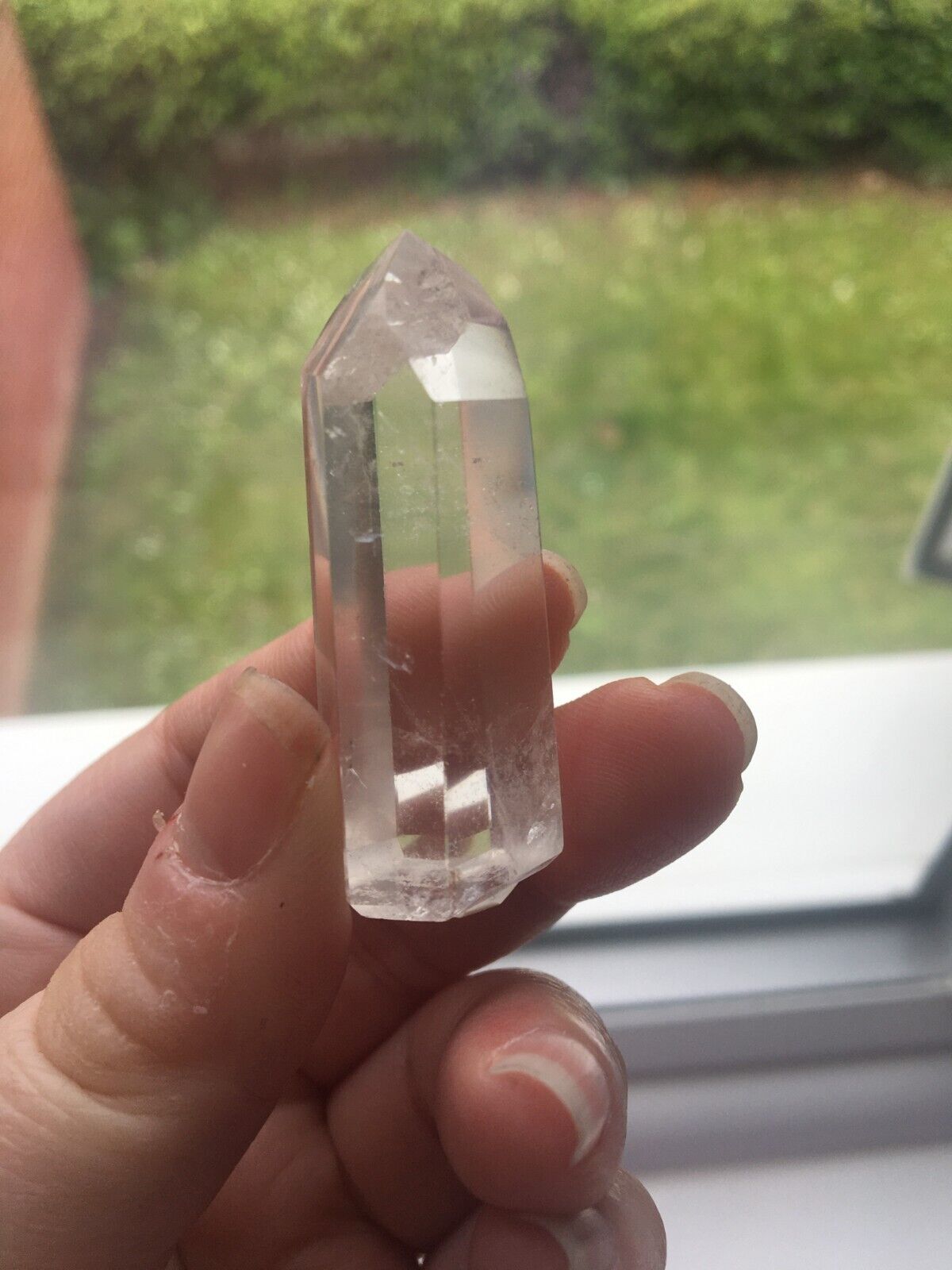 Clear Quartz Quality Crystal 25g 4.5cm Chunky Tower Point Obelisk Healing Energy