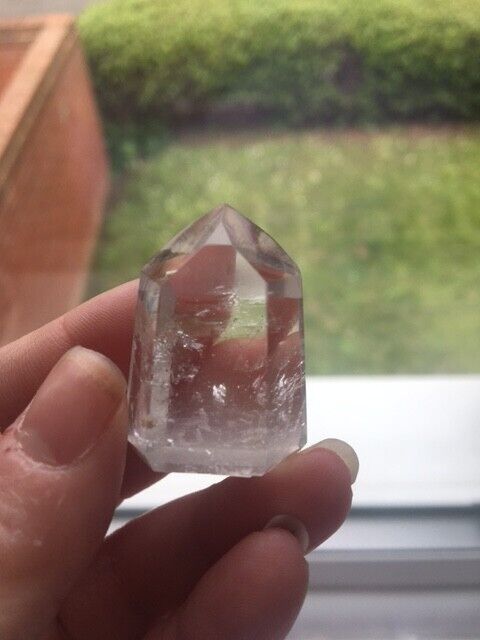 Clear Quartz Quality Crystal 20g 3.2cm Chunky Tower Point Obelisk Healing Energy