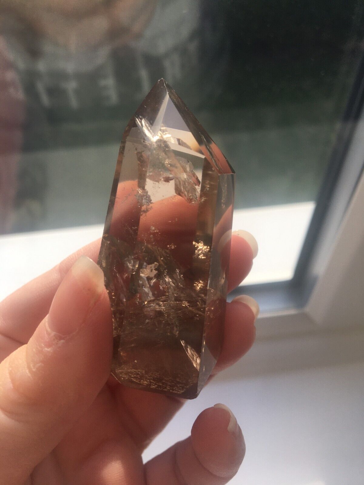 Smoky Quartz Quality Crystal 75g 6cm Chunky Tower Point Obelisk Healing Energy