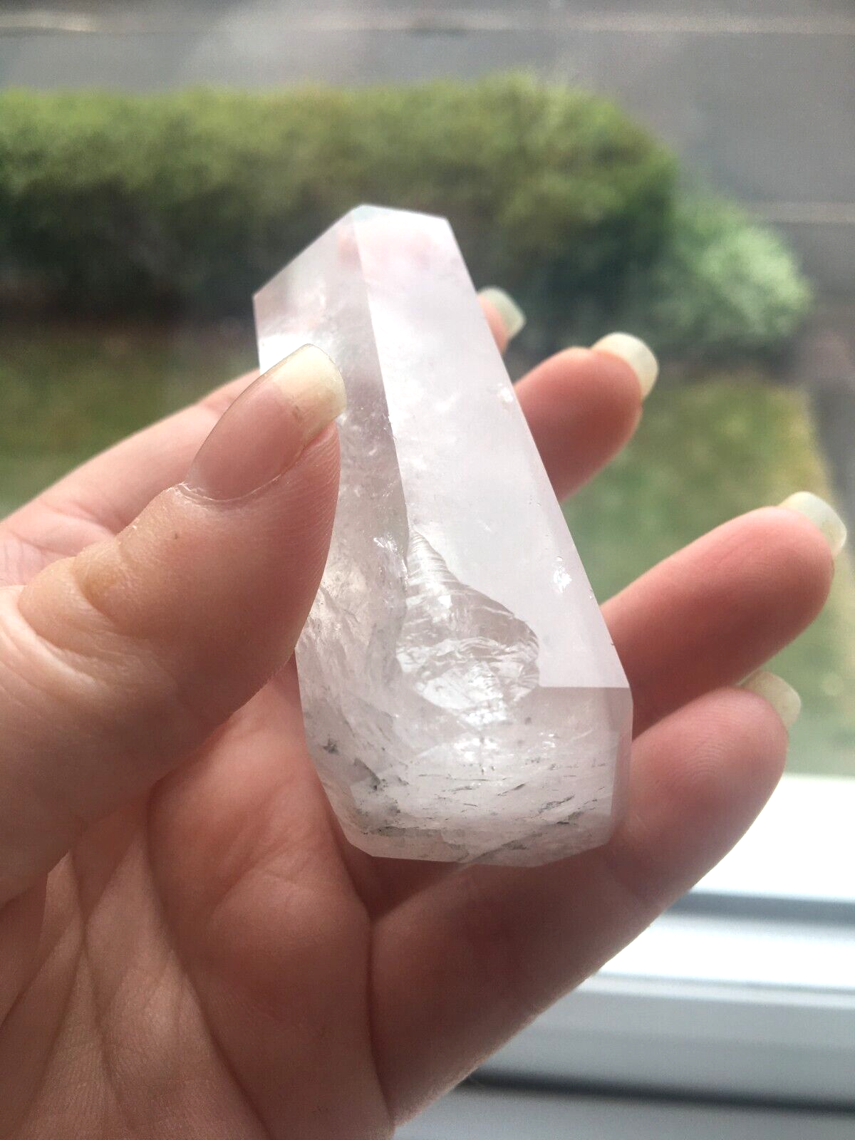 Rare Pink Lithium Quartz Crystal Tower Piece Generator Point Obelisk 100g Large