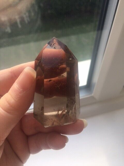 Smoky Quartz Quality Crystal 70g 5.5cm Chunky Tower Point Obelisk Healing Energy