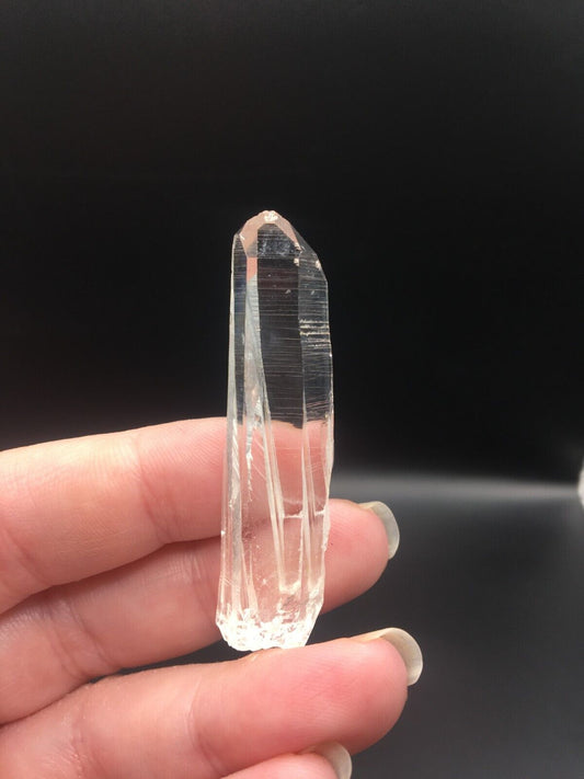 Lemurian Seed Quartz Clear Crystal Point Tower AAA Grade Mineral 5 cm 15g LQ9