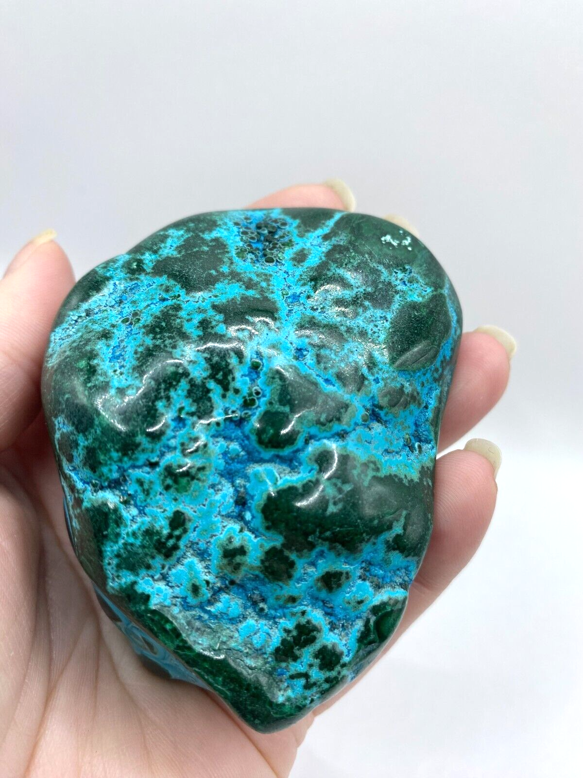 Mallacolla Malachite and Chrysocolla Mallacholla Crystal Freeform 7 cm 200g MC5