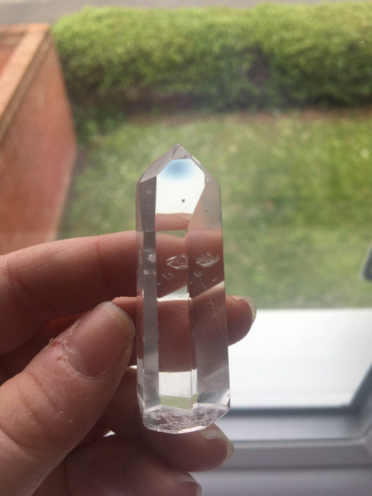 Clear Quartz Quality Crystal 30g 5.4cm Chunky Tower Point Obelisk Healing Energy