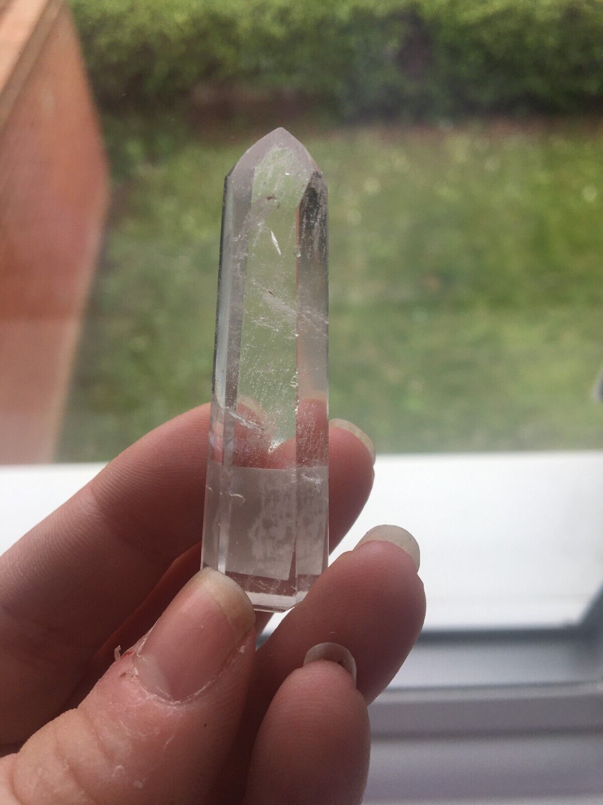 Clear Quartz Quality Crystal 15g 5.3cm Chunky Tower Point Obelisk Healing Energy