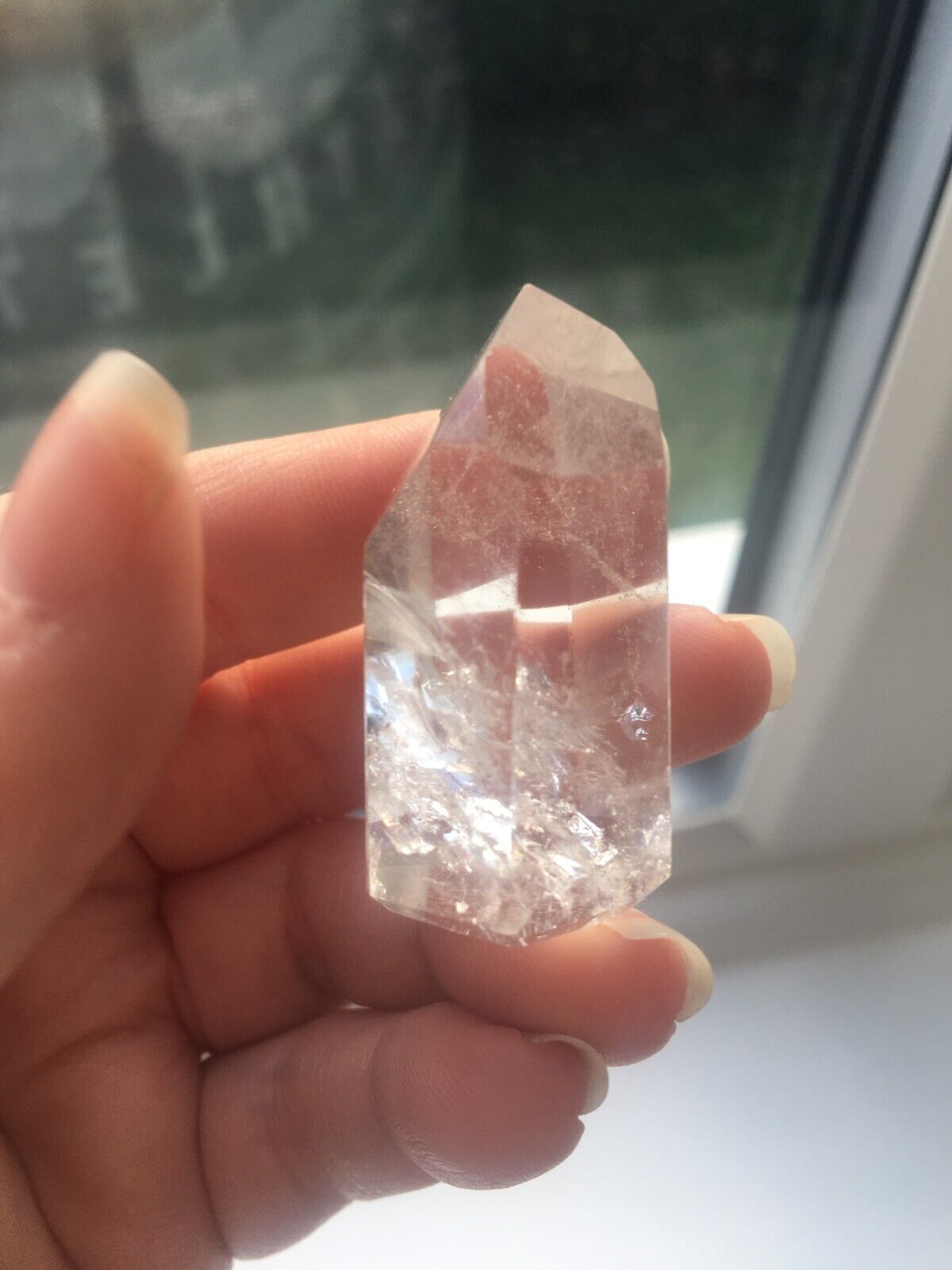 Clear Quartz Quality Crystal 35g 4cm Chunky Tower Point Obelisk Healing Energy