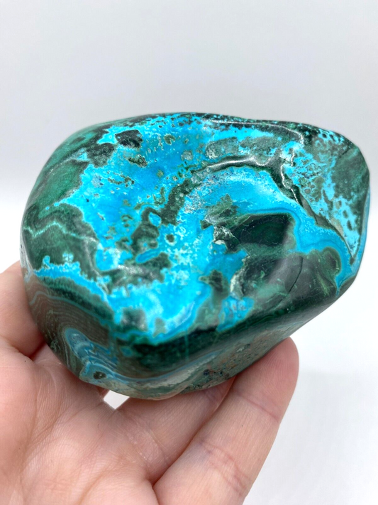 Mallacolla Malachite and Chrysocolla Mallacholla Crystal Freeform 7 cm 275g MC9