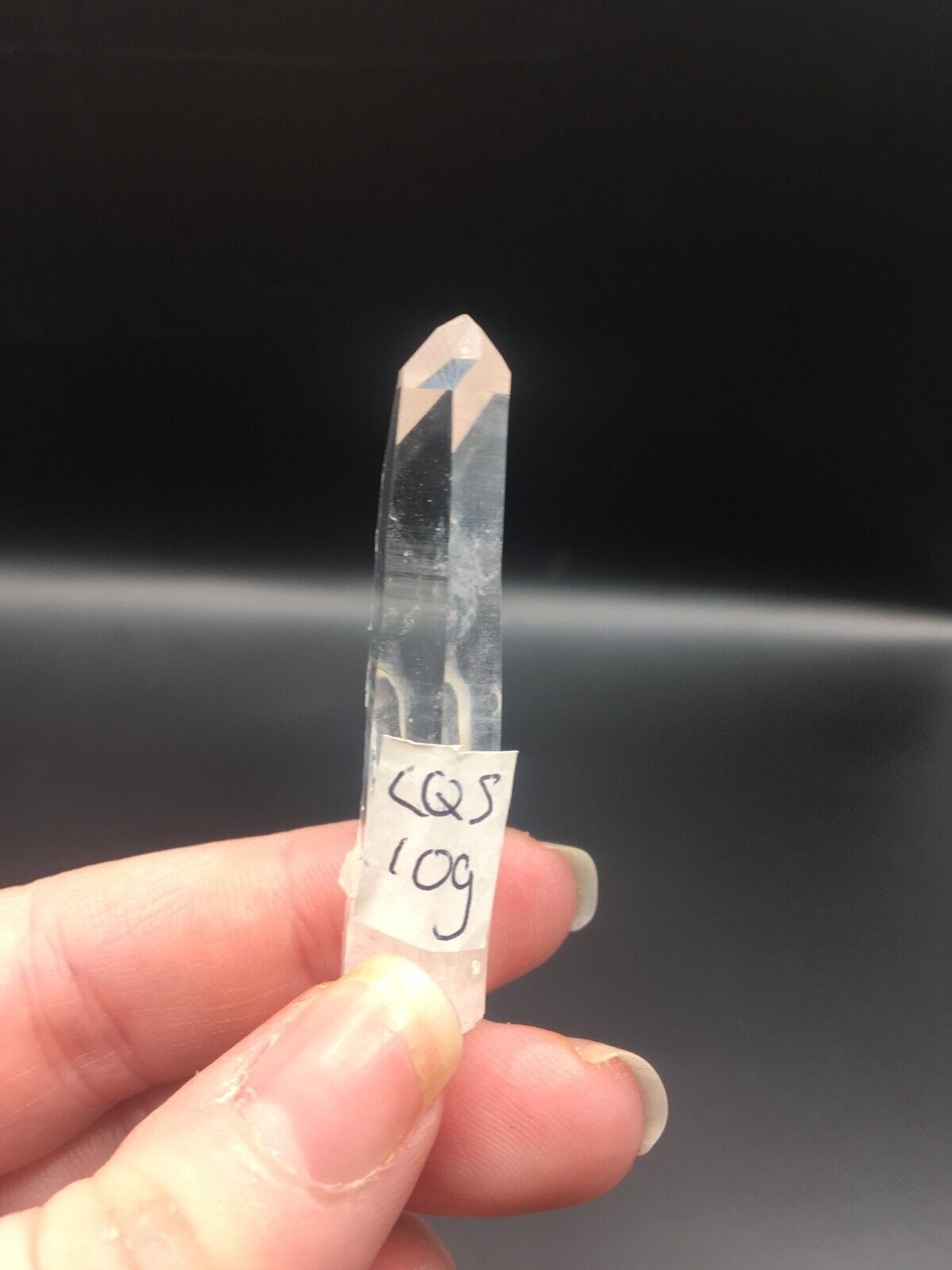 Lemurian Seed Quartz Clear Crystal Point Tower AAA Grade Mineral 5 cm 10g LQ5