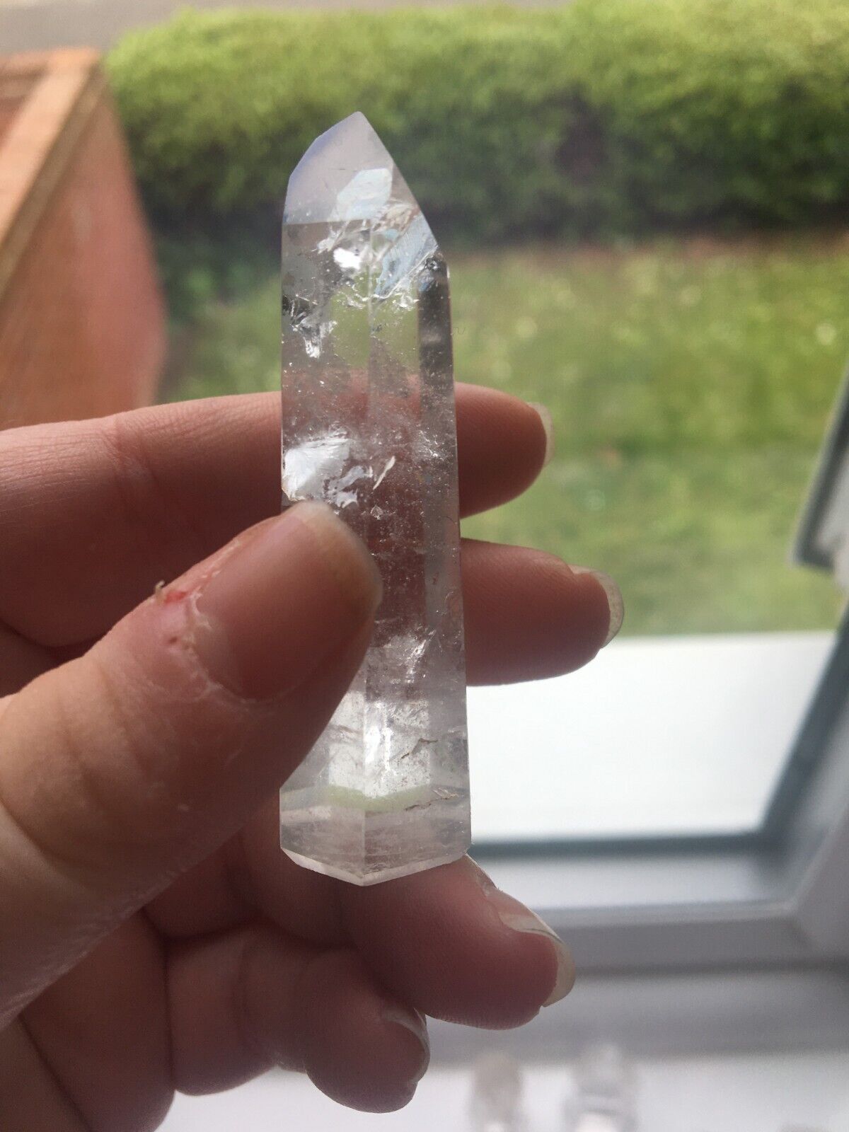 Clear Quartz Quality Crystal 40g 6.2cm Chunky Tower Point Obelisk Healing Energy