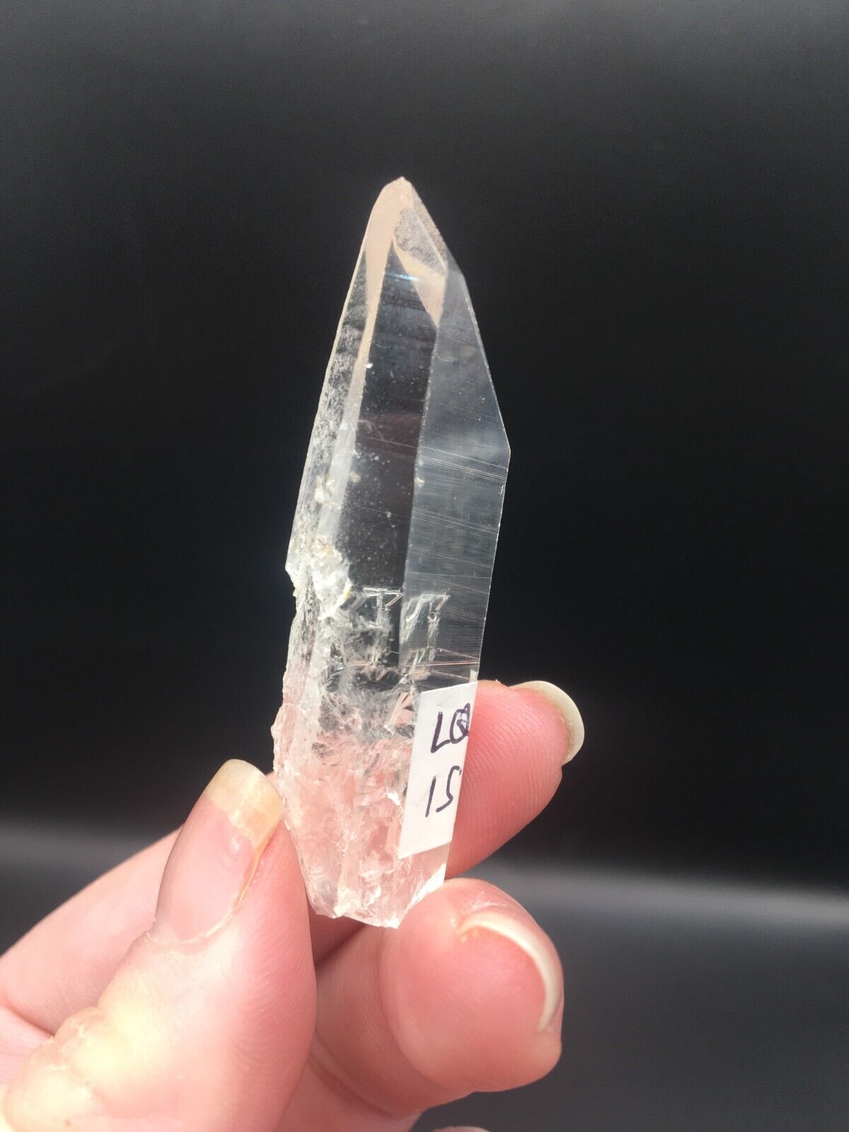 Lemurian Seed Quartz Clear Crystal Point Tower AAA Grade Mineral 5.5 cm 15g LQ4