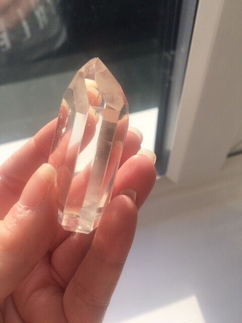 Clear Quartz Quality Crystal 45g 5.2cm Chunky Tower Point Obelisk Healing Energy