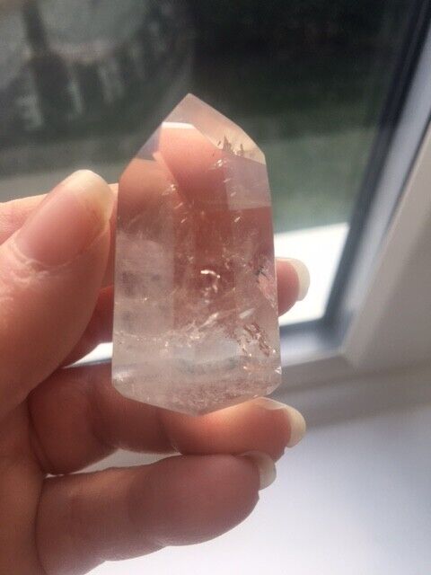 Clear Quartz Quality Crystal 35g 4.3cm Chunky Tower Point Obelisk Healing Energy