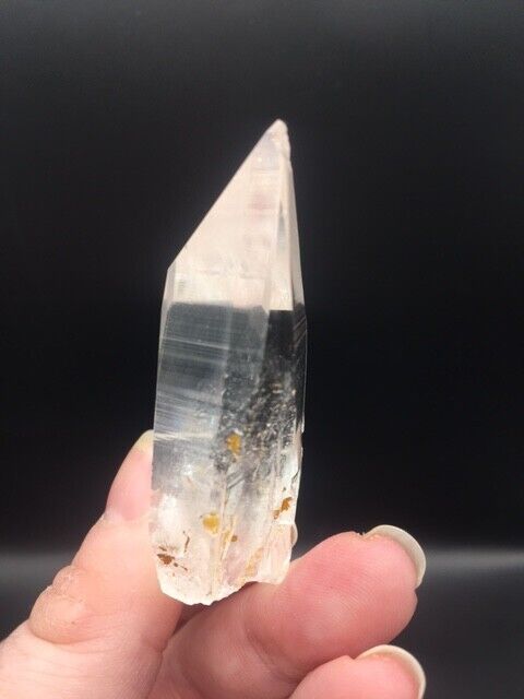 Lemurian Seed Quartz Clear Crystal Point Tower AAA Grade Mineral 6 cm 30g LQ1