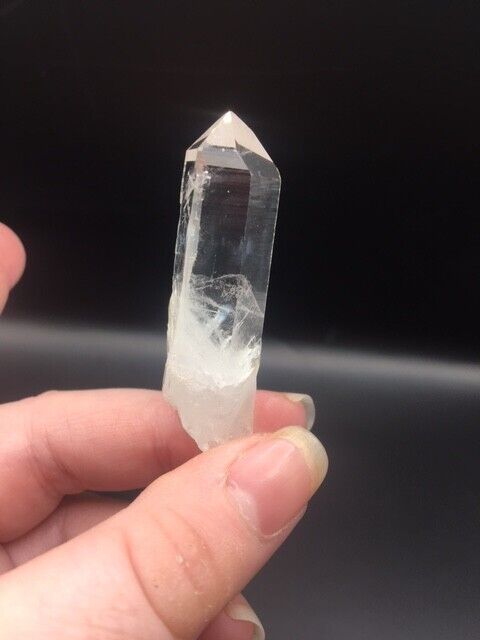 Lemurian Seed Quartz Clear Crystal Point Tower AAA Grade Mineral 5 cm 15g LQ3