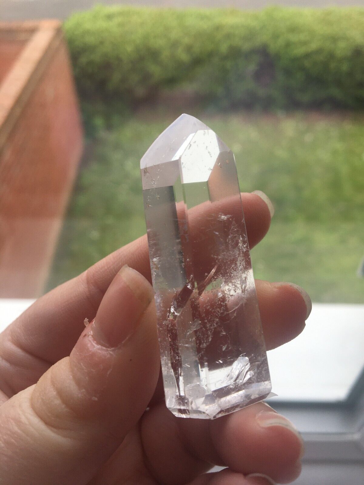 Clear Quartz Quality Crystal 30g 5.4cm Chunky Tower Point Obelisk Healing Energy