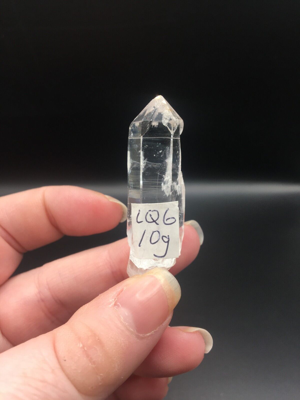 Lemurian Seed Quartz Clear Crystal Point Tower AAA Grade Mineral 4.5 cm 10g LQ6