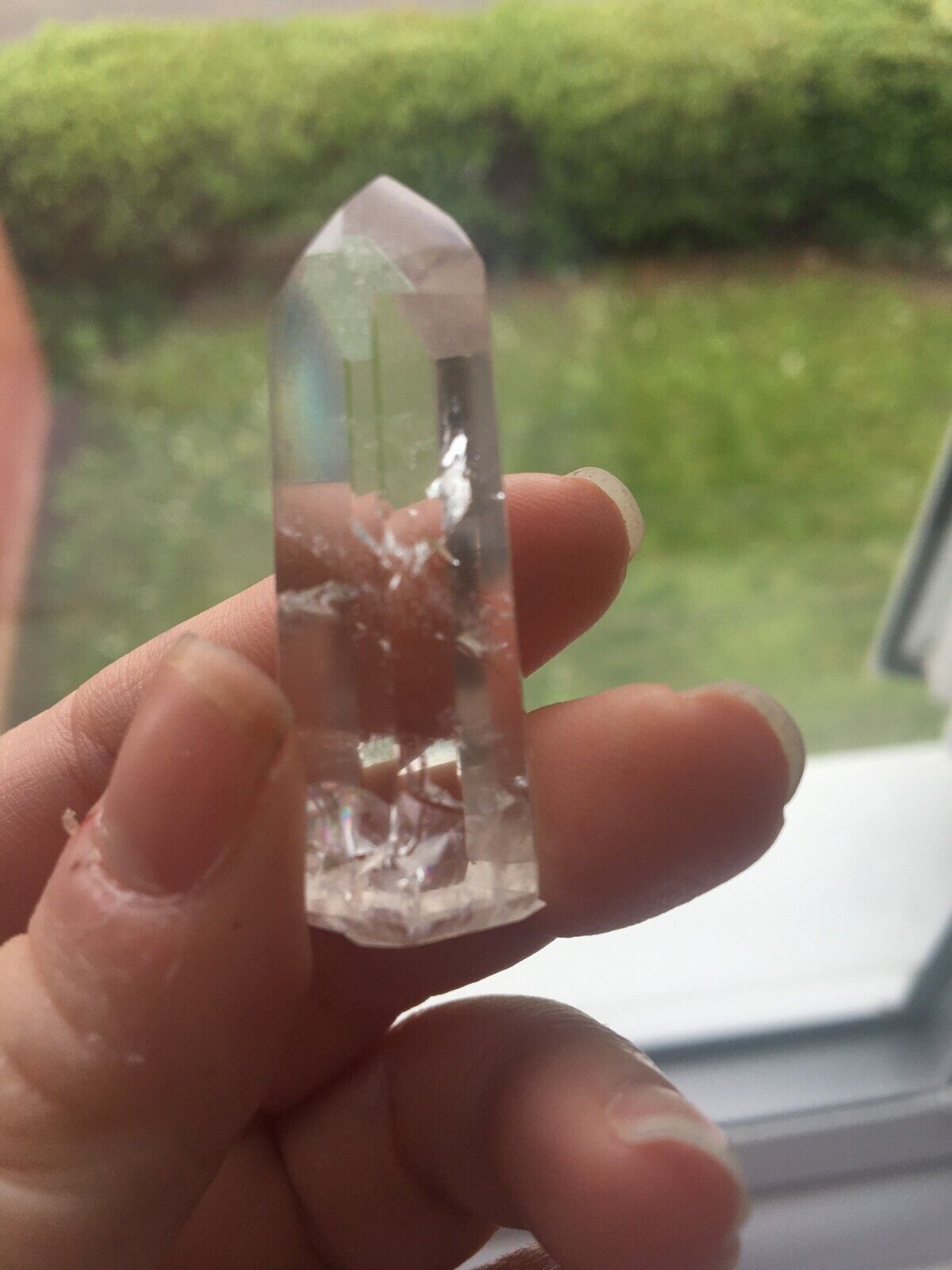 Clear Quartz Quality Crystal 15g 4.3cm Chunky Tower Point Obelisk Healing Energy