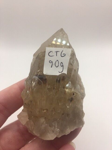 Raw Natural Kundalini Citrine 90g Crystal Mineral Raw Cluster Stone Specimen CT6