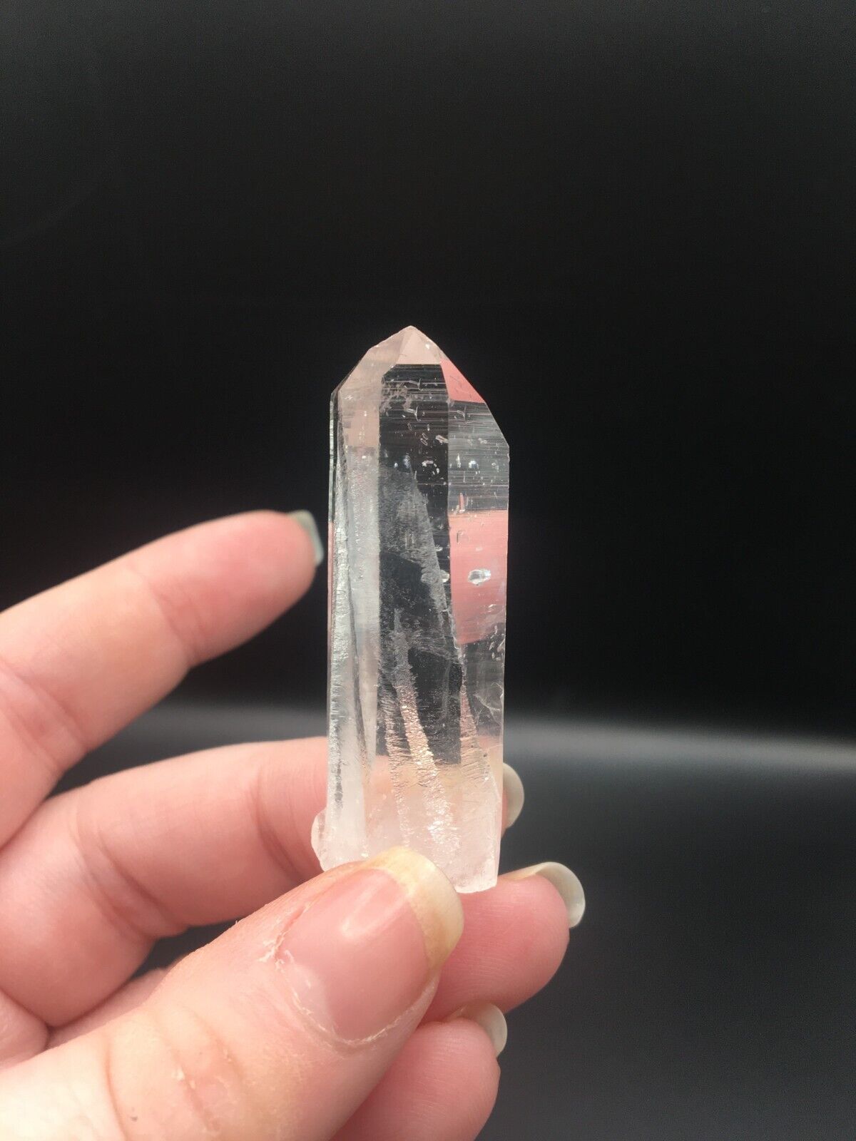 Lemurian Seed Quartz Clear Crystal Point Tower AAA Grade Mineral 5 cm 15g LQ7