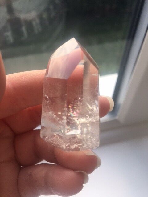 Clear Quartz Quality Crystal 35g 4.3cm Chunky Tower Point Obelisk Healing Energy