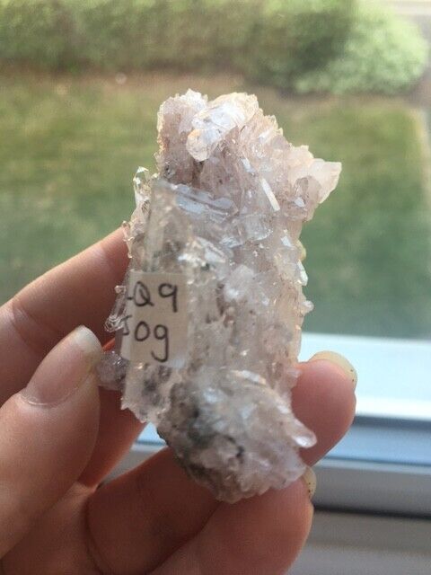 Pink Lemurian Quartz Crystal Natural Cluster Mineral Specimen 6 cm 50 g LQ9