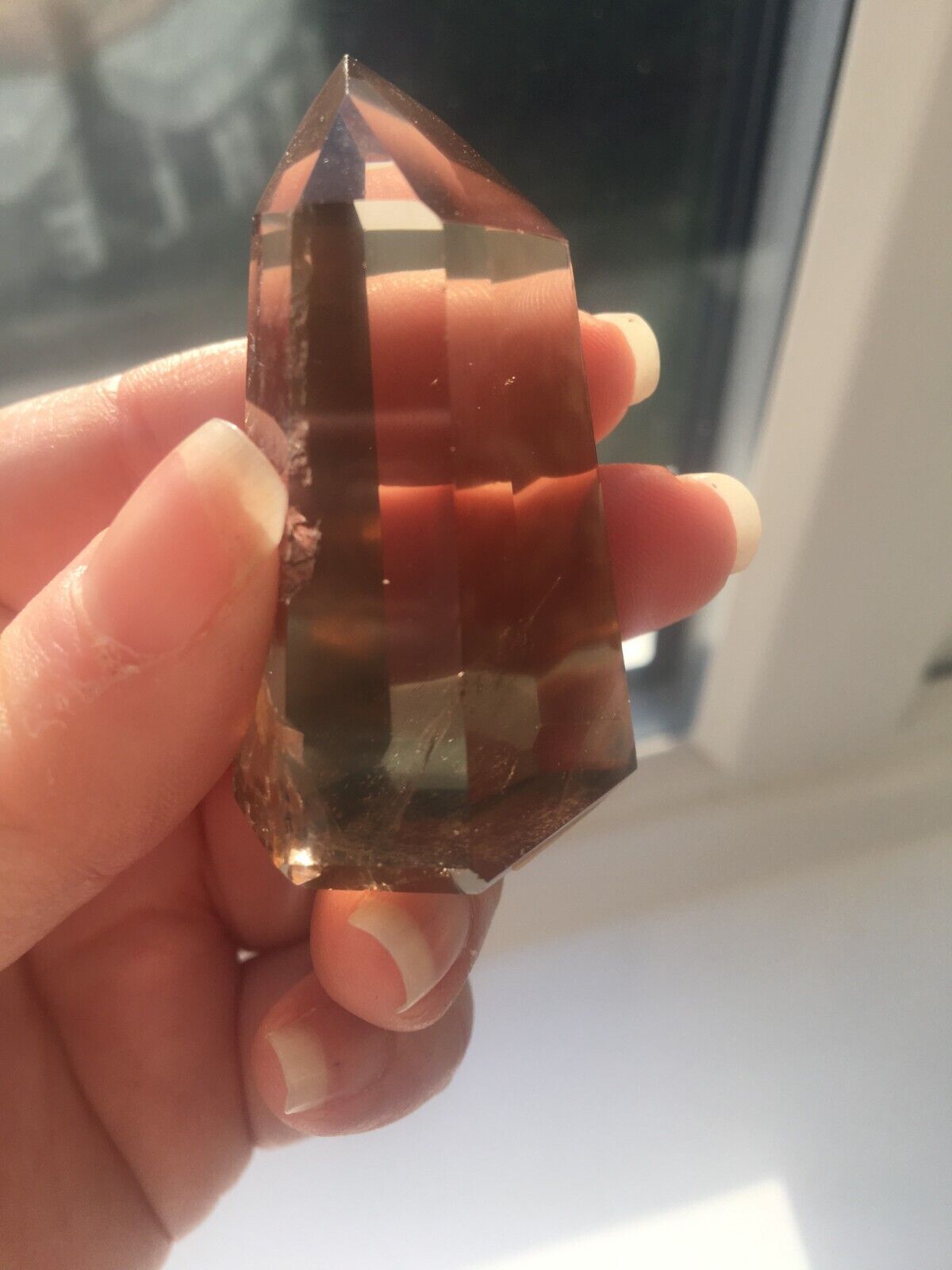 Smoky Quartz Quality Crystal 50g 5.5cm Chunky Tower Point Obelisk Healing Energy