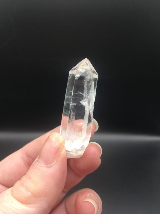 Lemurian Seed Quartz Clear Crystal Point Tower AAA Grade Mineral 4.5 cm 10g LQ6