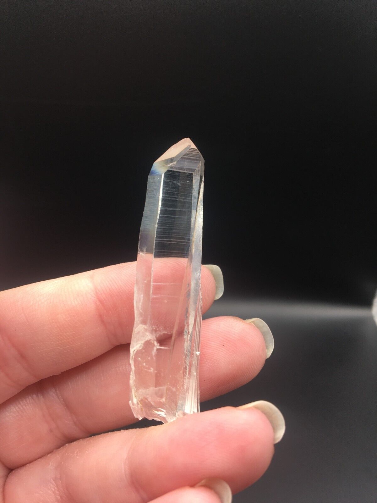 Lemurian Seed Quartz Clear Crystal Point Tower AAA Grade Mineral 5 cm 15g LQ9