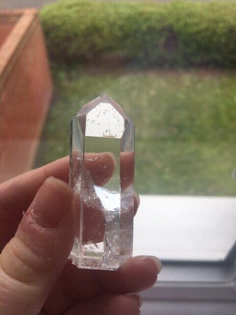 Clear Quartz Quality Crystal 30g 5.4cm Chunky Tower Point Obelisk Healing Energy